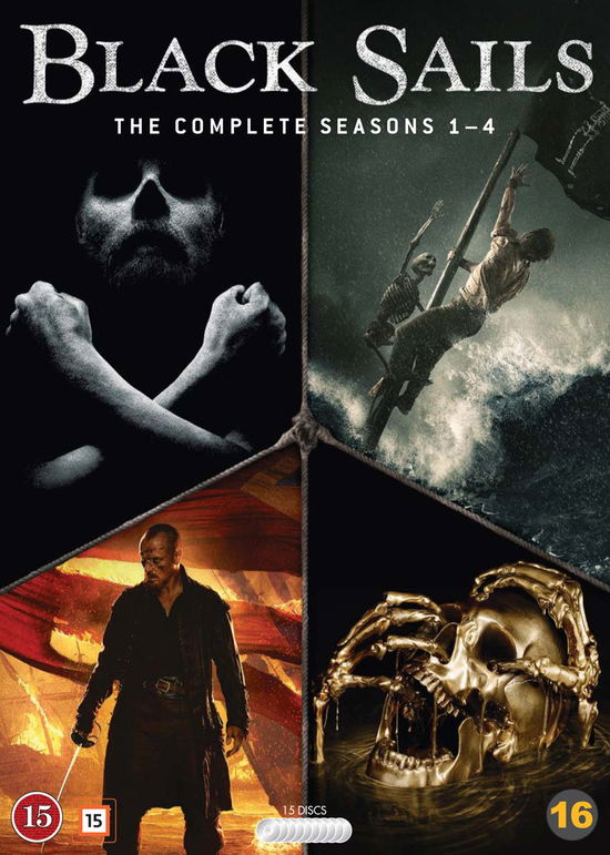 Black Sails – The Complete Seasons 1-4 - Black Sails - Filmes -  - 7340112742201 - 18 de janeiro de 2018