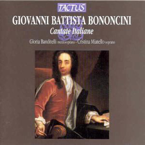 Cover for G. Bononcini · Cantate Da Camera (CD) (2012)