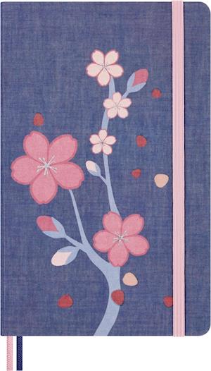 Cover for Moleskine Sakura 2025 Large Plain Hardcover Notebook (Taschenbuch) (2025)