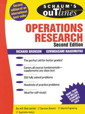 Cover for Richard Bronson · Schaum's Outline of Operations Research (Pocketbok) (1997)