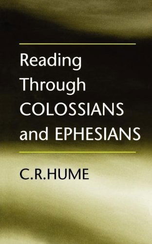 Cover for C.R. Hume · Reading Through Colossians and Ephesians (Paperback Book) (1998)