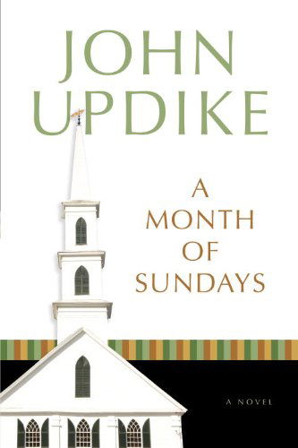 Cover for John Updike · A Month of Sundays: a Novel (Paperback Book) [First edition] (1996)