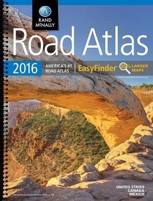 Cover for Rand Mcnally · Rand McNally 2016 EasyFinder Road Atlas Midsize USA, Canada &amp; Mexico (Buch) (2015)
