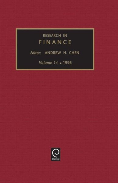 Cover for Research in Finance - Research in Finance (Hardcover Book) (1996)