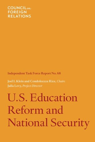 Cover for Julia C. Levy · U.S. Education Reform and National Security: Independent Task Force Report (Paperback Book) (2012)