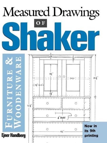 Cover for Ejner Handberg · Measured Drawings of Shaker Furniture and Woodenware (Paperback Book) [Reprint edition] (2004)