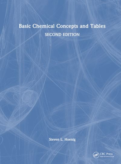 Cover for Hoenig, Steven L. (American Public University, Charles Town, WV, USA) · Basic Chemical Concepts and Tables (Hardcover Book) (2024)