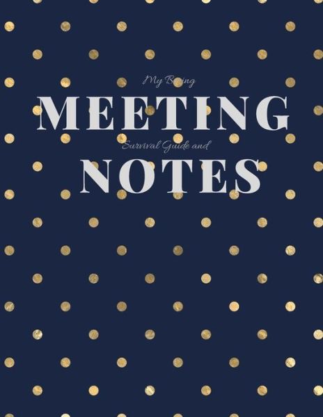 Cover for Gadfly Books · My Boring Meeting Survival Guide and Notes 8.5x11 Meeting Notebook and Puzzle Book (Paperback Book) (2019)