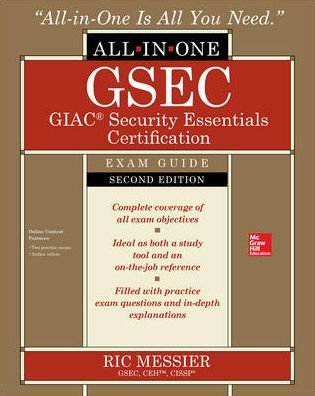 Cover for Ric Messier · GSEC GIAC Security Essentials Certification All-in-One Exam Guide, Second Edition (Paperback Book) (2019)