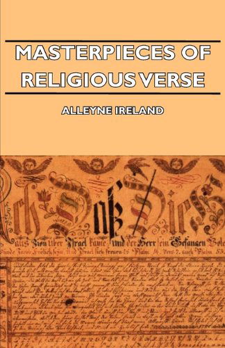 Cover for Alleyne Ireland · Masterpieces of Religious Verse (Paperback Book) (2007)