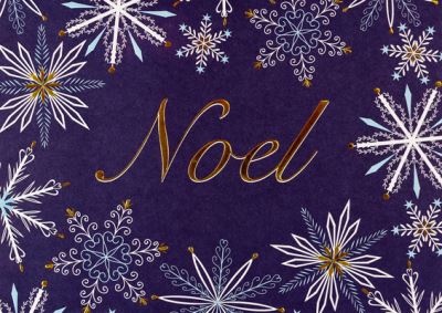 Cover for Peter Pauper Press Inc. · Golden Noel Deluxe Boxed Holiday Cards (Cards) (2022)