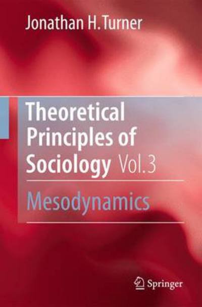 Cover for Jonathan H. Turner · Theoretical Principles of Sociology, Volume 3: Mesodynamics (Innbunden bok) (2012)
