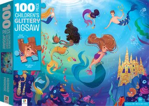 Cover for Hinkler Pty Ltd · 100-Piece Children's Glittery Jigsaw: Mermaid Paradise - Children's Jigsaw with Treatments (SPIL) (2019)