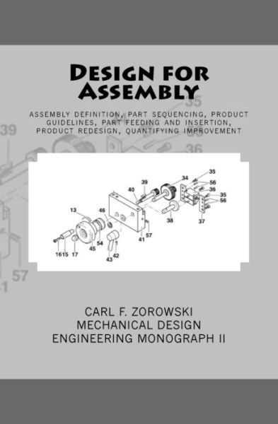 Cover for Carl F Zorowski · Design for Assembly (Paperback Book) (2016)