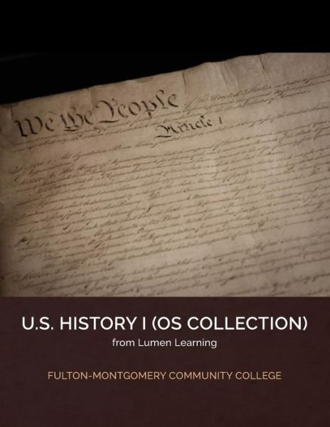 Cover for Lumen Learning · American History I (Bok) (2018)