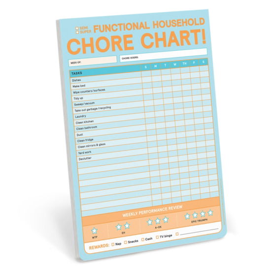 Cover for Knock Knock · Knock Knock Chore Chart Big &amp; Sticky Notepads (Print) (2024)