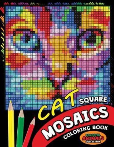 Cover for Kodomo Publishing · Cat Square Mosaics Coloring Book (Paperback Book) (2018)
