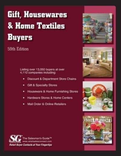 Cover for Retail Sales Connect · Gifts, Housewares &amp; Home Textile Buyers Directory 2022 (Bok) (2022)