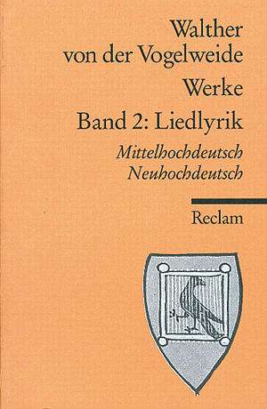 Cover for Walther Von Der Vogelweide · Reclam UB 00820 Walther.Werke,Gesamt.2 (Book)