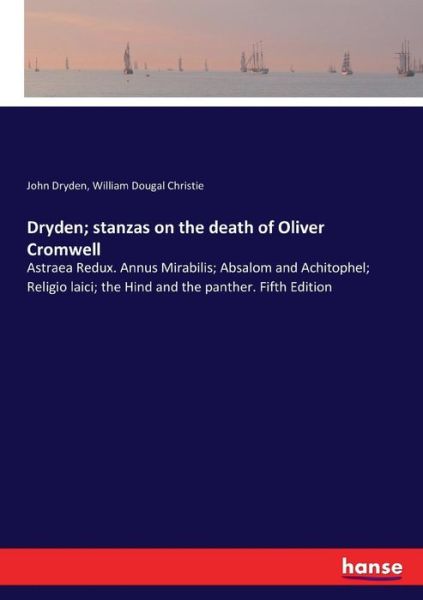 Cover for Dryden · Dryden; stanzas on the death of (Book) (2017)