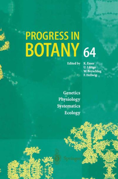 Cover for K Esser · Progress in Botany: Genetics Physiology Systematics Ecology - Progress in Botany (Hardcover Book) [2003 edition] (2002)