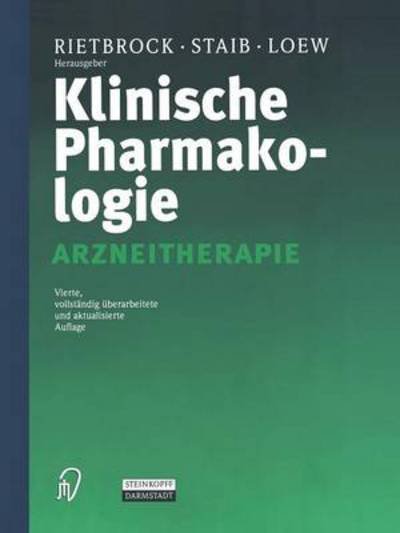 Cover for N Rietbrock · Klinische Pharmakologie: Arzneitherapie (Paperback Bog) [4th 4. Aufl. 2001. Softcover Reprint of the Origin edition] (2014)