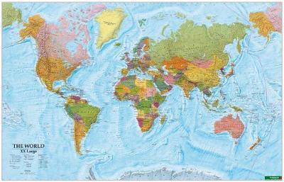 Cover for Wandkarte · The World Xxl Map Poster, Flat in a Tube, Xxlarge 1:20 000 000 (Map) (2015)