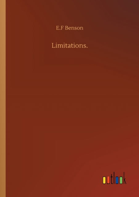 Cover for E F Benson · Limitations. (Paperback Book) (2020)