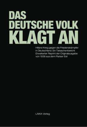 Cover for Scheer · Das Deutsche Volk klagt an (Book)