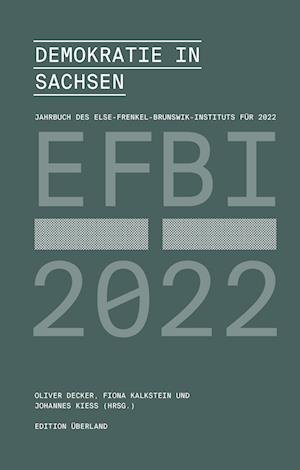 Cover for Oliver Decker · Demokratie in Sachsen (Book) (2023)