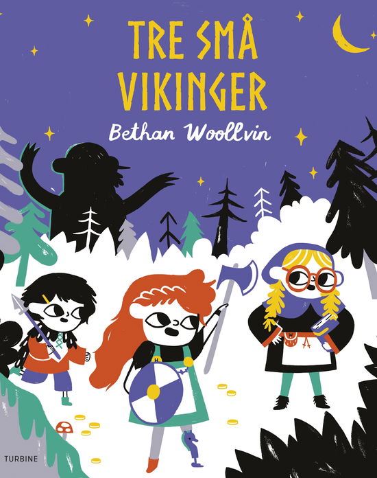 Cover for Bethan Woollvin · Tre små vikinger (Hardcover Book) [1st edition] (2022)