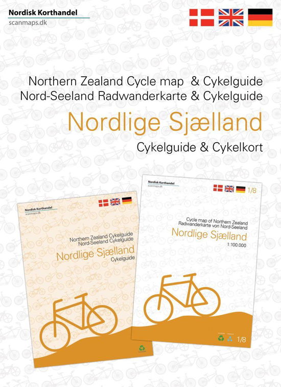 Cover for Jens Erik Larsen · Nordlige Sjælland cykelkort og guidebog (Book) [1.º edición] (2017)