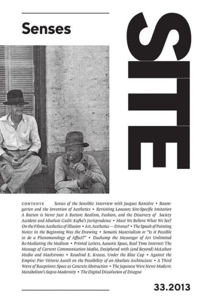 Cover for Sven-olov Wallenstein · Site 33: Senses (Taschenbuch) (2013)