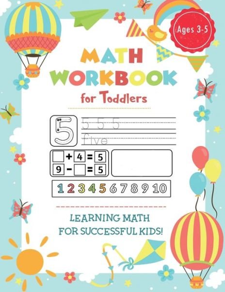 Cover for Dream Big Publishing · Preschool Math Workbook for Toddlers Ages 2-4 (Paperback Book) (2021)