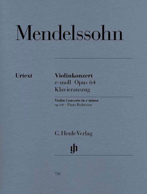 Violinko.e-Moll.64,Kl.HN720 - Mendelssohn - Books - SCHOTT & CO - 9790201807201 - April 6, 2018