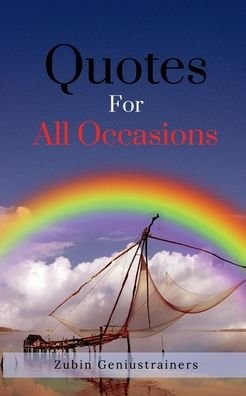 Cover for Zubin Geniustrainers · Quotes for all Occasions (Paperback Book) (2022)