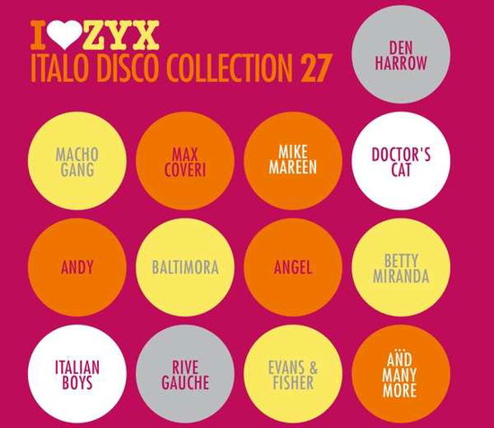 Cover for Zyx Italo Disco Collection 27 (CD) (2019)