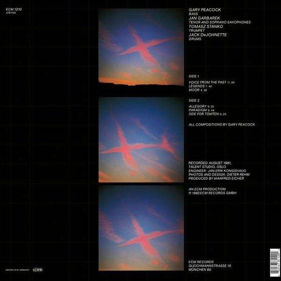 Cover for Peacock / Garbarek / Stanko / Dejohnette · Voice from the Past - Paradigm (LP) (2016)