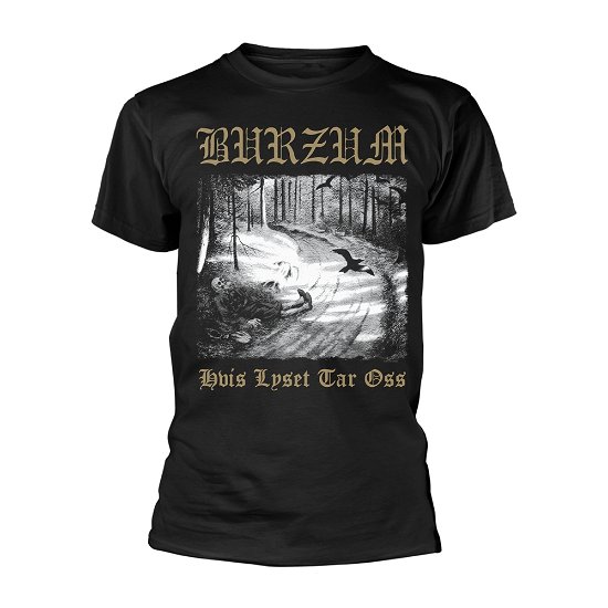 Cover for Burzum · Hvis Lyset Tar Oss - Gold (T-shirt) [size L] (2021)