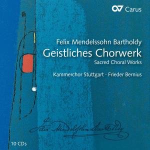 Cover for Felix Mendelssohn · Sacred Choral Works - Kammerchor Stuttgart (CD) [Box set] (2012)