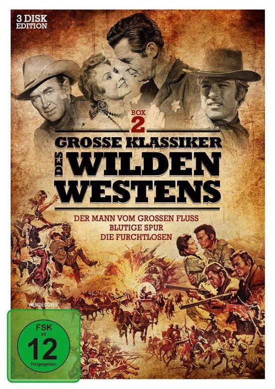 Cover for Stewart,james / Redford,robert / Ryan,robert/+ · GROßE KLASSIKER DES WILDEN WESTENS 2 (DVD) (2019)