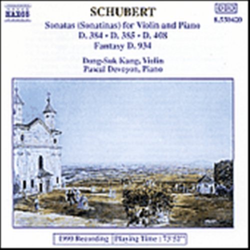 Sonatas (sonatinas) For V - Franz Schubert - Música - NAXOS - 4891030504202 - 28 de noviembre de 1991