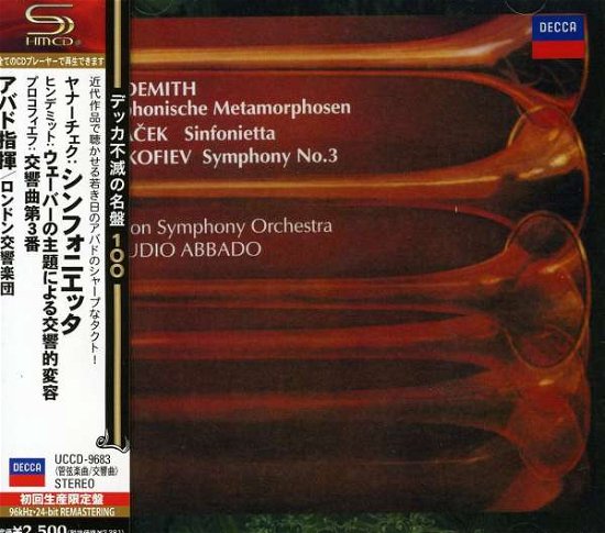 Janacek: Sinfonietta Hindemith: Sym - Claudio Abbado - Musiikki -  - 4988005530202 - tiistai 11. marraskuuta 2008