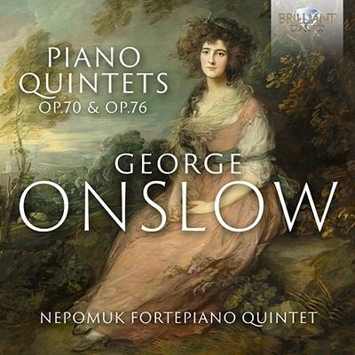 Cover for Nepomuk Fortepiano Quintet · Onslow: Piano Quintets Op.70 &amp; Op.76 (CD) (2022)