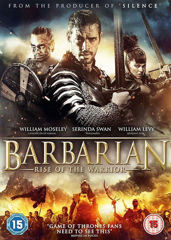 Cover for Barbarian · Barbarian - Rise Of The Warrior (DVD) (2017)