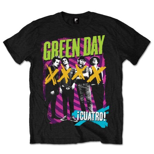 Green Day · Green Day Unisex T-Shirt: Hypno 4 (T-shirt) [size XL] [Black - Unisex edition] (2015)