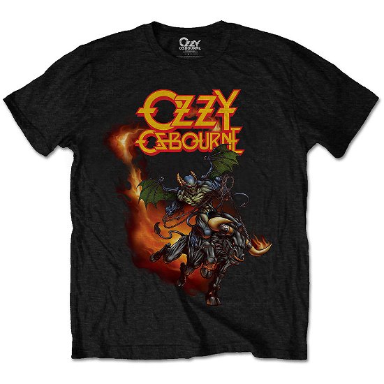Cover for Ozzy Osbourne · Ozzy Osbourne Unisex T-Shirt: Demon Bull (T-shirt) [size S] [Black - Unisex edition]