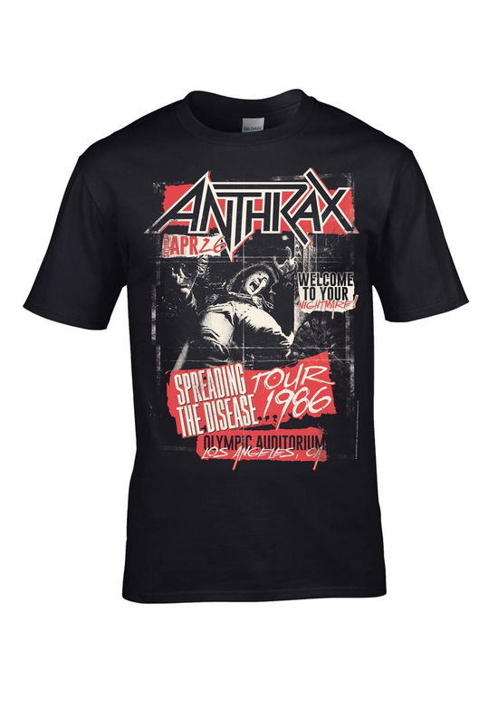 Cover for Anthrax · Spreading the Disease (T-shirt) [size XL] (2025)