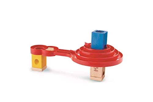 Cover for Hape · Quadrilla Double-Sided Spiral Twist Knikkerbaan. 9dlg. (Toys)