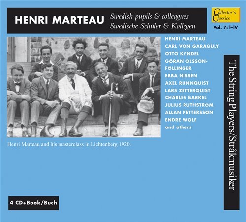 Swedish Pupils & Colleagues - Henri Marteau - Musik - CAPRICE - 7391782216202 - 19. oktober 1999